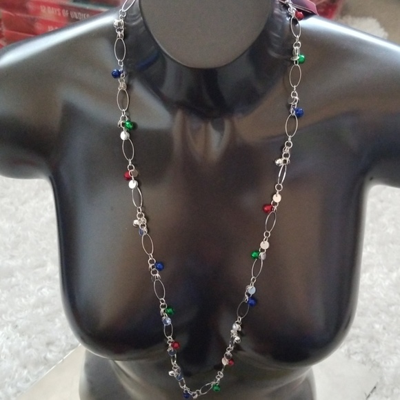 NWT Holiday Charm long necklace - Picture 1 of 6